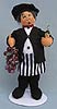 Annalee 9" Wine Waiter Holding Wine Bottle & Grapes 2017 - Mint - 251817