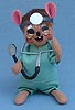 Annalee 7" Nurse - Doctor Medical Mouse in Scrubs - Mint - 2535131