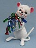 Annalee 6" Celebration - Happy Birthday Mouse Holding Gift - 2012 - Mint - 253612