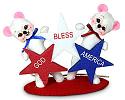 Annalee 3" God Bless America Mice 2024 - Mint - 260124