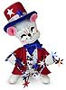 Annalee 6" 4th of July Boy Mouse 2019 - Mint - 260219