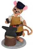 Annalee 5" Colonial Blacksmith Mouse 2021 - Mint - 260421