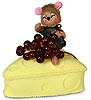 Annalee 5" Wine & Cheese Mouse 2019 - Mint - 261119