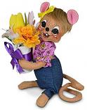 Annalee 6" Flowers for You Mouse 2023 - Mint - 262323