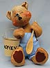 Annalee 18" Bear with Honey Pot & Bee - Mint - 281585xxmint