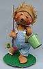 Annalee 10" Fishing Bear with Pail & Pole - Mint - 283086ooh