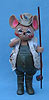 Annalee 12" Fisherman Mouse - Mint - 291104ox