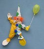 Annalee 10" Yellow Clown with Balloon - Mint / Near Mint - 294585y