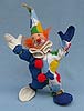 Annalee 10" Blue Clown - Mint - Signed - 295085bls