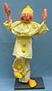 Annalee 30" Yellow Harlequin Clown - Mint / Near Mint - 297190ox