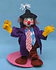 Annalee 10" Hobo Clown with Purple Jacket - Mint - 297494