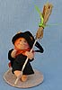 Annalee 3" Witch Kid with Broom - Mint - 300497ox