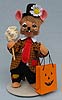 Annalee 6" Trick or Treat Hobo Mouse 2016 - Mint - 300716