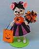 Annalee 6" Trick or Treat Cheerleader Mouse 2017 - Mint - 300817