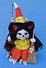 Annalee 6" Candy Corn Witch Mouse - Mint - 301008