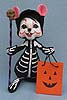 Annalee 6" Skeleton Mouse 2014 - Mint - 301014