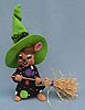 Annalee 7" Spooky Dot Witch Mouse 2014 - Mint - 301214