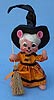 Annalee 6" Witch Mouse - Mint - 301311