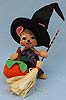 Annalee 6" Witch Mouse with Pumpkin 2017 - Mint - 301317
