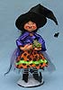 Annalee 10" Dotty Witch Holding Frog - Mint - 301510
