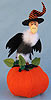 Annalee 11" Vivian Vulture on Pumpkin 2013 - 301513 - Mint