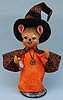 Annalee 8" Orange Swirl Witch Mouse with Potion 2017 - Mint - 301617