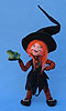 Annalee 9" Witch Elf with Frog - Mint - 301908
