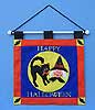 Annalee 16" Happy Halloween Wall Hanging - Mint - 302808