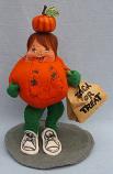 Annalee 7" Pumpkin Kid - Near Mint - 303190cc