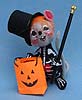 Annalee 7" Skeleton Mouse - Mint - 304498