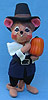 Annalee 6" Pilgrim Boy Mouse - Mint - 307705oxt