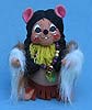 Annalee 6" Indian Girl Mouse with Bead Necklace - Mint - 308504