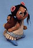 Annalee 7" Indian Girl Mouse with Papoose - Excellent / Very Good - 308586a