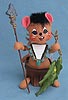 Annalee 6" Indian Boy Mouse with Spear & Fish - Mint / Near Mint - 309006