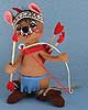 Annalee 7" Indian Boy Mouse with Bow and Arrow - Mint / Near Mint - 309085