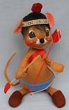 Annalee 12" Indian Boy Mouse with Bow and Arrow - Mint - 309585oxmint
