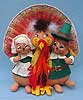 Annalee 12" Let's Talk Turkey with Pilgrim Mice - Near Mint - 309806