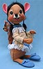 Annalee 12" Indian Girl Mouse with Papoose - Mint / Near Mint - 310085