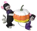 Annalee 5" Candy Corn Pumpkin Pickers Mice 2024 - Mint - 310124