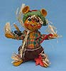 Annalee 6" Scarecrow Mouse with Crow - Mint - 310206