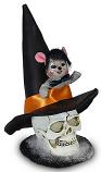 Annalee 3" Witch's Skull Mouse 2020 - Mint - 310220