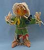 Annalee 10" Green Scarecrow with Crow - Mint - 310406