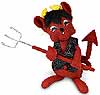Annalee 6" Devil Mouse with Pitchfork 2019 - Mint - 310519