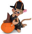 Annalee 6" Pumpkin Carving Mouse 2021 - Mint - 310621