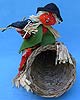 Annalee 10" Scarecrow with Cornucopia & Crow - Two Teeth - Mint - 310698-2