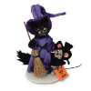 Annalee 6" Witch Cat & Mouse 2018 - Mint - 310818