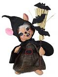 Annalee 6" Gone Batty Witch Mouse 2023 - Mint - 311023