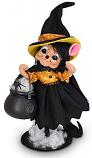 Annalee 8" Moonlight Witch Mouse 2022 - Mint - 311522