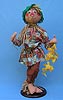 Annalee 30" Scarecrow with Vegetable Print - Mint - 315100