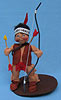 Annalee 7" Indian Boy with Bow and Arrow - Brown Base - Mint - 315491ox